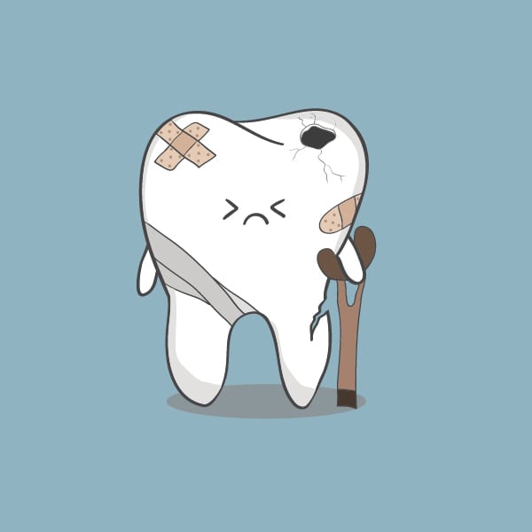 Broken tooth concept