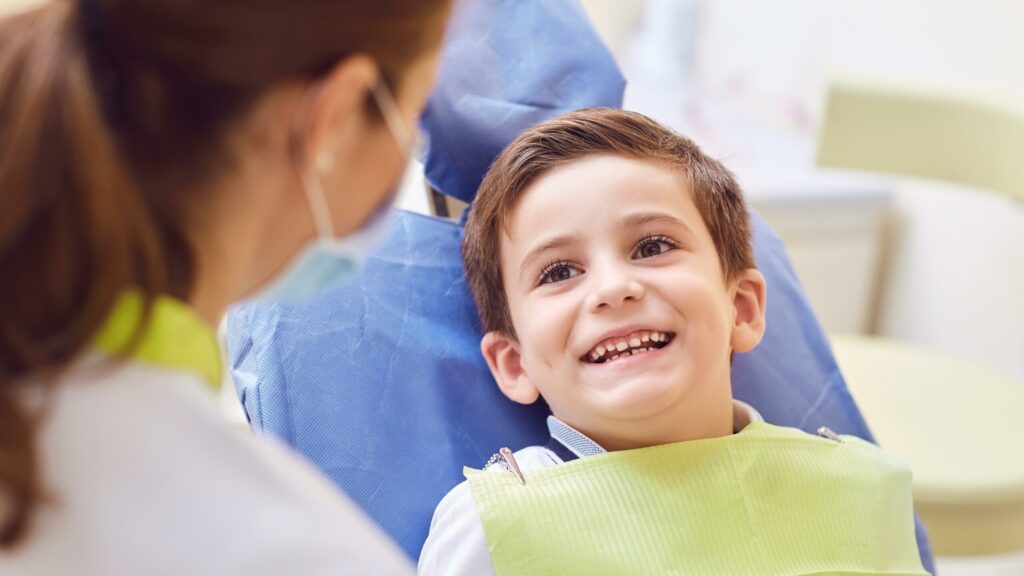 Happy Boy At Pediatric Smiles Dentistry