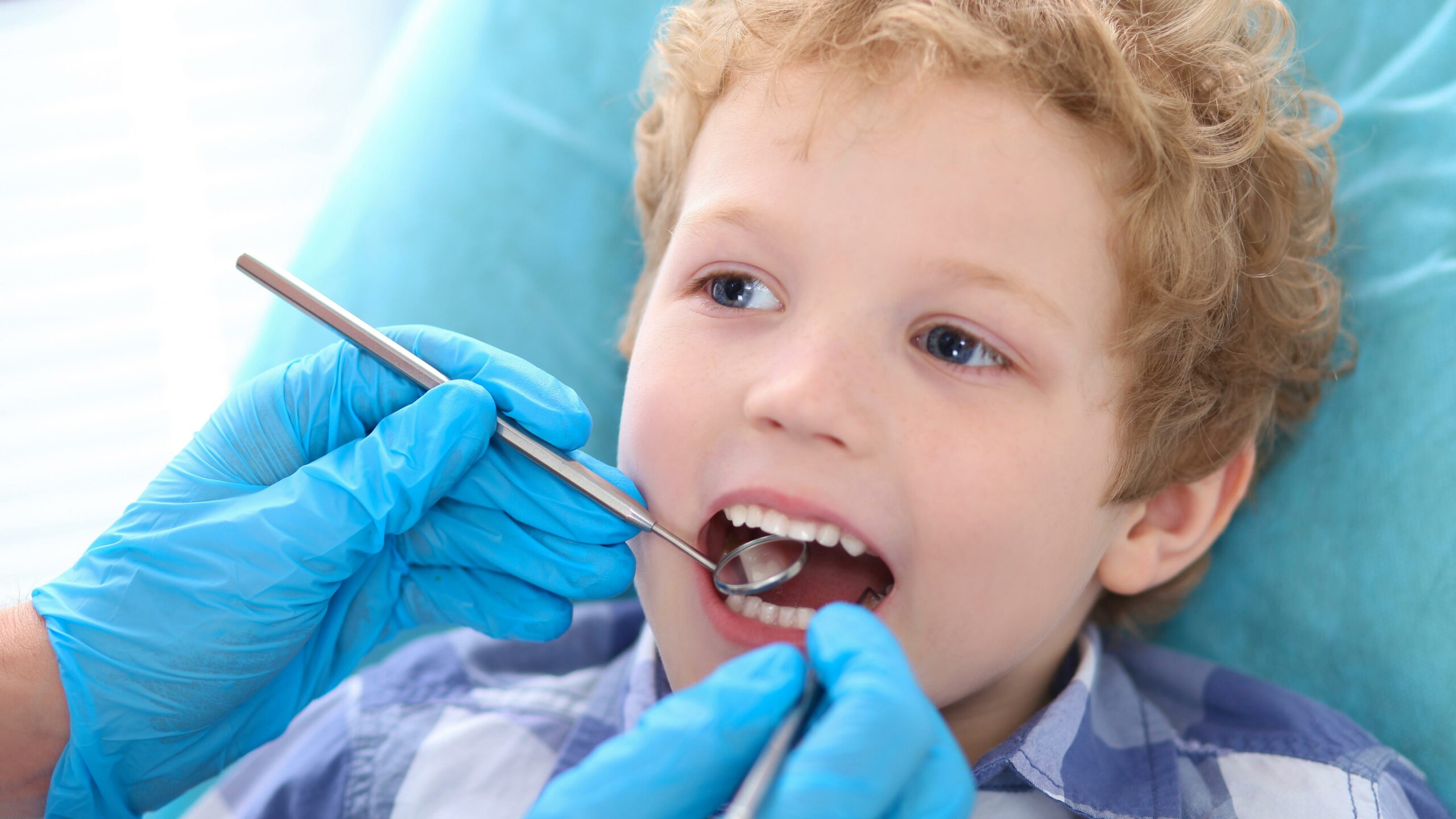 Boy Gets Pediatric Dental Procedures