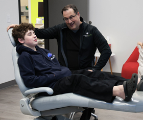 Teenager Dental Visit Friendly Dentist
